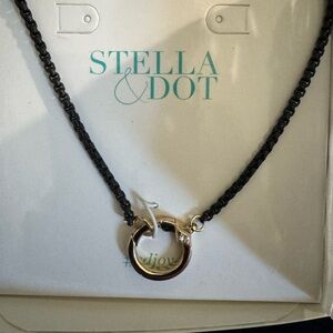 Stella & Dot Robin Charm Keeper Necklace